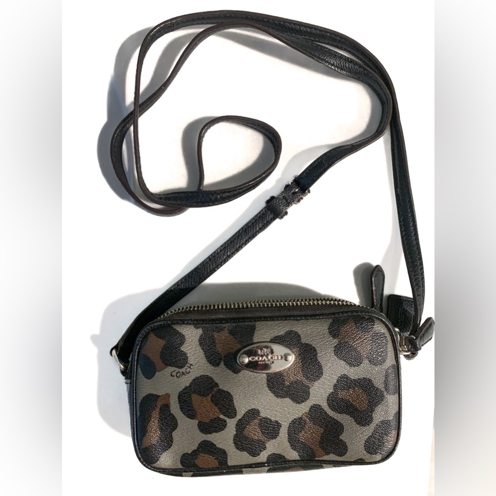 COACH Mini Ocelot Crossbody